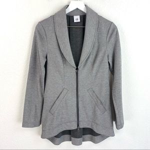 CAbi Dropoff Jacket #5300 Gray Knit Blazer XS